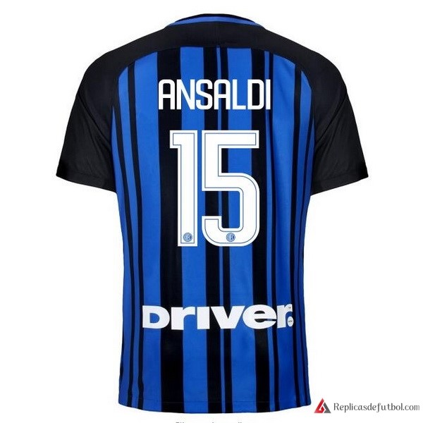 Camiseta Inter Primera equipación Ansaldi 2017-2018